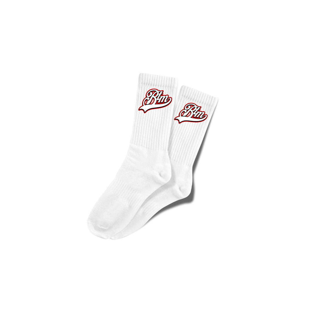 Red BTM Socks