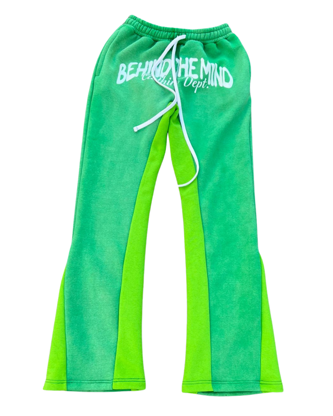 Green "Growth" Flare Sweatpants