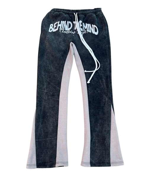 Black "Empowerment" Flare Sweatpants