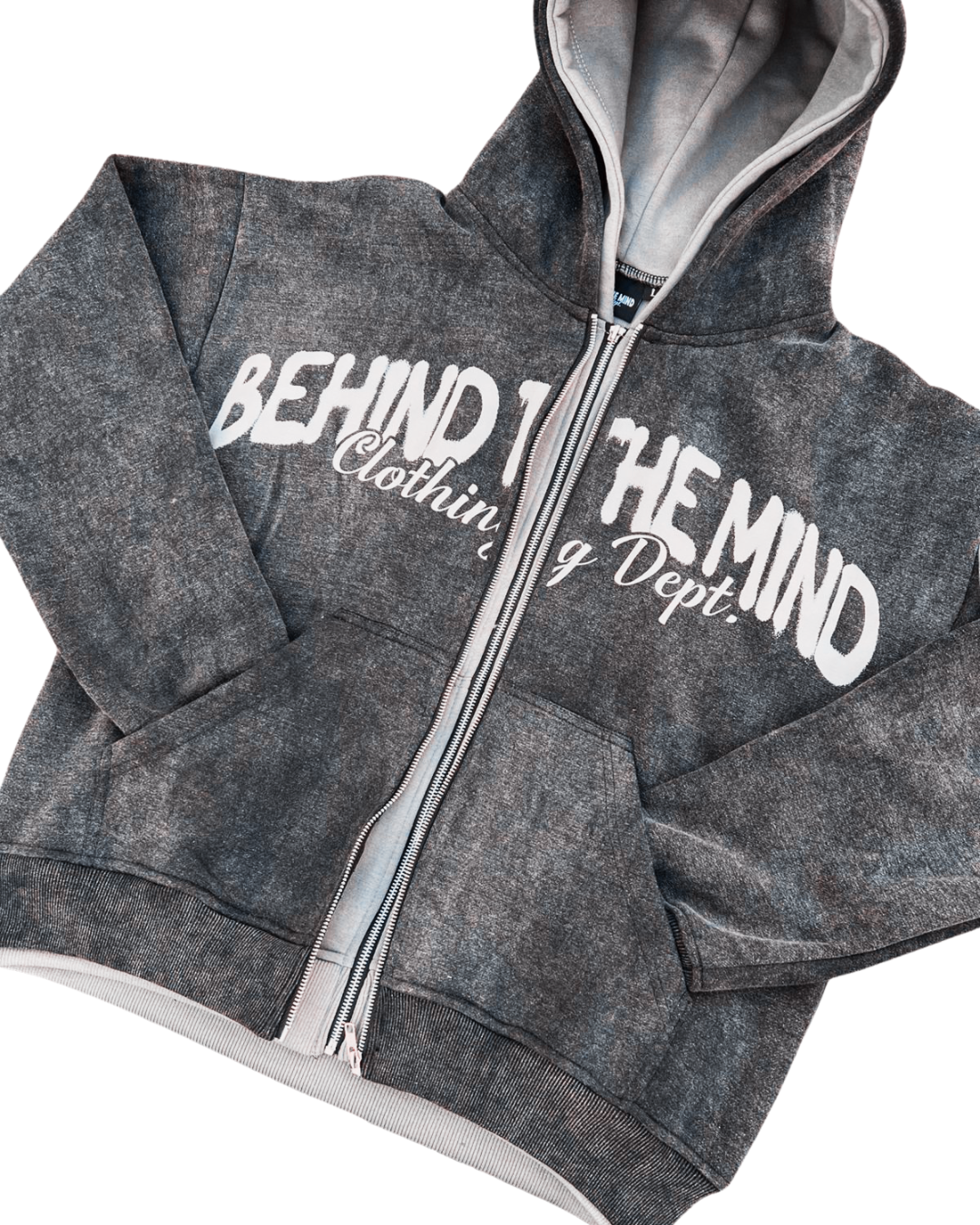 Black "Empowerment" Zip Up Hoodie